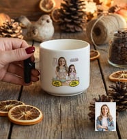 Kişiye Özel Karikatürlü Anne Kız Anneye Hediye T Kupa Anneler Günü Hediyesi