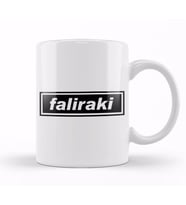 Faliraki Oasis Logo Kupa Bardak Porselen