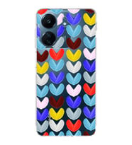 PrintiFy Xiaomi Redmi 13C ile Uyumlu Water Color 1  Kamera Korumalı Şeffaf  Kılıf