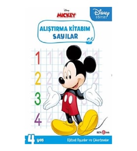 Disney Eğitsel Çıkartmalı Mickey Alıştırma Kitabım Sayılar
