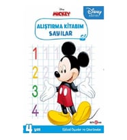 Disney Eğitsel Çıkartmalı Mickey Alıştırma Kitabım Sayılar