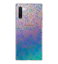 Samsung Galaxy Note 10 Kapak Hello Kitty Tasarımlı Şeffaf Silikon Kılıf