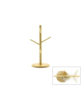 MİX ALTLIK =YUVARLAK - KARE BARDAK - FİNCAN ASACAK BAMBU - AHŞAP 35CM