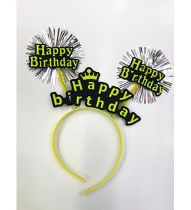Nessiworld Happy Birthday Neon Renk Doğum Günü Tacı 12 Adet