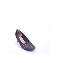 Gold Step 0370 Kadın Siyah 5 Cm Topuk Günlük Fileli Ayakkabı