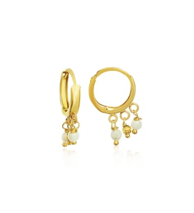 Barika Jewelry Kadın Incili Sallantılı Halka Küpe
