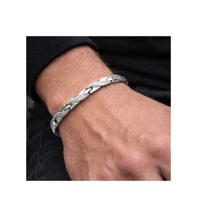 Argelon silver erkek gümüş kaplama bileklik mıknatıslı gümüş bileklik Özel Tasarım Luxery Bileklik shwarg004, 23 - 28