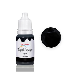 Epoksi Reçine Opak Boya Pigment Opak Epoksi Boyası 20 ML Siyah - 1043