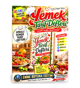SPİRALLİ YEMEK TARİF DEFTERİ