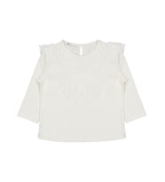 Civil Girls Tül Fırfırlı 2-5 Yaş Sweatshirt - Ekru