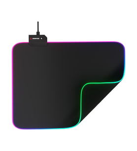 Rampage MP-21 PULSAR M RGB 252x328x3mm RGB Led Gaming MOUSE PAD (Siyah)(1923) - SSSSSS4629-9101