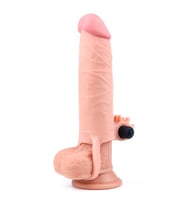 Lovetoy Pleasure X-Tender Vibrating Sleeve 3 cm Uzatmalı Penis Kılıfı LV1061
