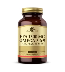 Solgar EFA 1300 mg Omega 3-6-9 60 Yumuşak Jelatinli Kapsül