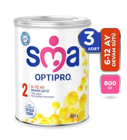 SMA Optipro 2 Bebek Maması 800 gr 3 Adet