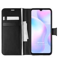 Microsonic Xiaomi Redmi 9A Kılıf Delux Leather Wallet Siyah