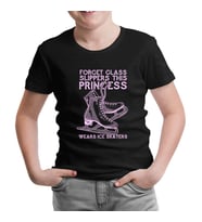 This Princess Wears Ice Skaters Siyah Çocuk Tshirt