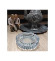 Şeffaf Kristal Lüx X 6 Adet Cam Küllük, 14cm, Şık ve Zarif Tasarım