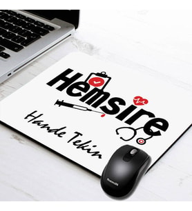 Kişiye Özel Hemşirelere Özel Mousepad