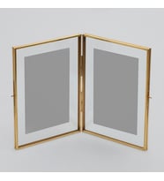 Fotoğraf & Resim Çerçeveleri  Masaüstü  Cam  20x15cm  Pirinç & Gold
