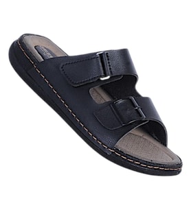 Gezer 11663 Siyah Tokalı Erkek Terlik