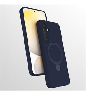 Coverzone Samsung Galaxy A17 ile uyumlu K?l?f Z-Samara Kapak Stand Olabilen Galaxy A17 kilif Lacivert