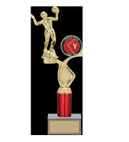 ODAK KUPA - Figürlü Kupalar - Voleybol Kadın Figürlü Kupalar FG-016 C - 35 cm