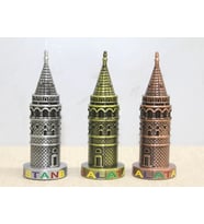 Northcity Metal Galata Kulesi Dekor (10 Cm) – Şık Mimari Figür & Hediyelik Eşya
