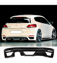 Vw Scirocco Rieger Arka Ek Plastik Siyah Difüzör 2008-2013 Arka-bodykit-ek-karlık