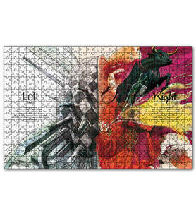 Cakapuzzle Beynin Sol Sağ Yanları İşlevleri 120 Parça Puzzle Yapboz MDF (Ahşap)