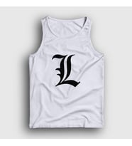 Presmono Unisex Beyaz Logo L Anime Death Note Atlet 129673tt (Beyaz)