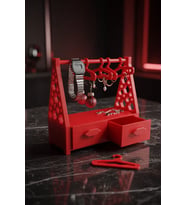 MYCRAFT3D Çekmeceli Takı Organizer Standı – Kolye, Küpe, Saat ve Yüzük Düzenleyici