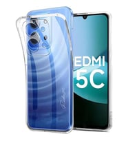 Coverzone Xiaomi Redmi 15C ile uyumlu K?l?f S�per Esnek Yap?l? Toz ve Kirden Koruyan Silikon Xiaomi Redmi 15C ile uyumlu S�per ?effaf Kapak