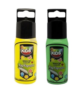 Funny Kıds Yap Yapıştır Set Neon Sarı Neon Yeşil 60cc
