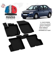 Dacia Logan 4D Araca Özel Havuzlu Kauçuk Paspas 2005-2012