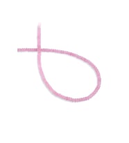 Pembe Kuvars Doğal Taş Parlak Rondela Kesim 2x4mm Dizi