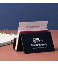 Kurumsal Logo Baskılı Kişiye Özel Masaüstü Kartvizitlik