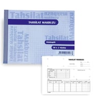 Otokopili Tahsilat Makbuzu 50 X 2 Nüsha A5 Boyutunda