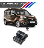 Doblo 3 Cam Açma Kumanda Düğmesi Sol Taraf 8 Pin 2009 - 2020