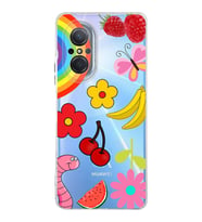 PrintiFy Huawei Nova 9 Se ile Uyumlu Water Color 5  Kamera Korumalı Şeffaf  Kılıf