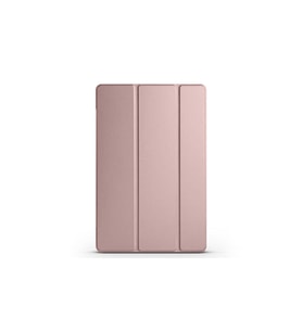 Galaxy Tab S9 FE Plus 12,4 inç Uyumlu Fuchsia İntelligent Standlı 1-1 Kılıf (Rose Gold Altın)