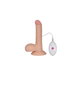 River World Titreşimi Olan 19 cm'lik Yeni Nesil Gerçekçi Vibratör Dildo