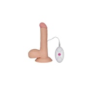 River World Titreşimi Olan 19 cm'lik Yeni Nesil Gerçekçi Vibratör Dildo