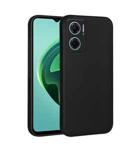 Kvy Xiaomi Redmi Note 11E Biye Silikon Kılıf (Siyah)