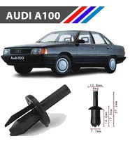 Audi A100 Davlumbaz Klipsi N-038-501-2 M1696-7 25 Adet