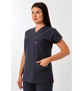 Bflex Unisex Likralı Yarasa Kol Tek Üst - 6417 Füme