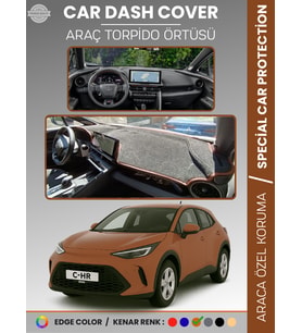 Toyota CHR (2024+) Torpido Örtüsü Ön Göğüs Halısı Torpido Koruma Tam Uyum Çatlamayı Önler Kaymaz