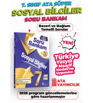 7. Sınıf Sosyal Bilgiler Ata Süper Soru Bankam Yeni