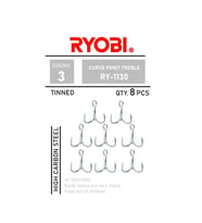 Ryobi Curve Point Treble RY-1130 Üçlü Olta İğnesi No:5