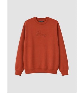 LCW Modest Turuncu Oversize Kadın Kalın Sweatshirt Tunik