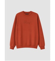 LCW Modest Turuncu Oversize Kadın Kalın Sweatshirt Tunik